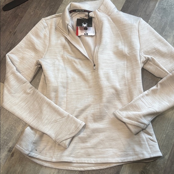 Spyder Jackets & Blazers - Spyder Active Sweatshirt Pullover Women Thumbholes 1/2 Zip Stretch